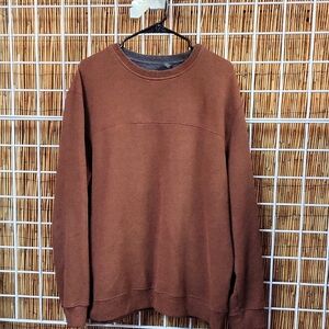 Arrow Men's Rust Crewneck Sweater, XL